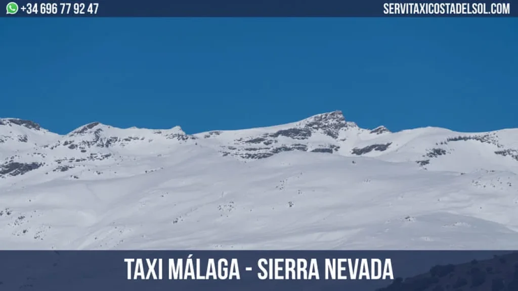 taxi Málaga - Sierra Nevada