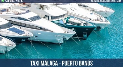 Taxi Málaga – Puerto Banús: los mejores precios 2026