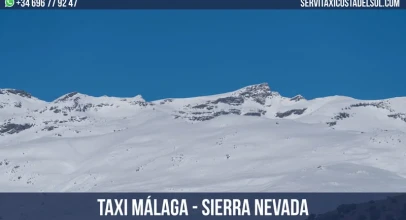 Taxi Málaga – Sierra Nevada: te recogemos en el aeropuerto, Estación María Zambrano, etc.